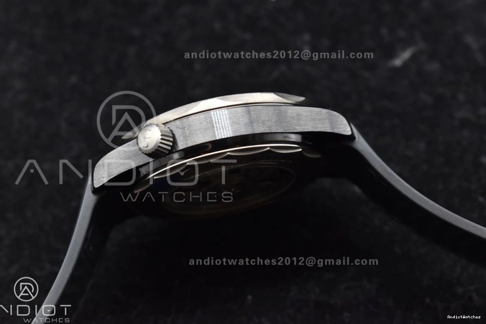 1081 Black PVD on Dial Edition 300M Strap VSF Diver Seamaster Black GoAnywhere Best A Rubber 0811